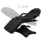 Preview: Massagetisch Schwarz 180x62x(86,5-118) cm  