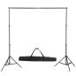 Preview: Fotohintergrund-System 600 x 300 cm Schwarz