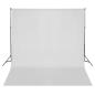Preview: Fotostudio-Set mit Hintergrund, Leuchten und Schirmen