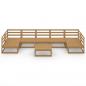 Preview: 8-tlg. Garten-Lounge-Set Massivholz Kiefer
