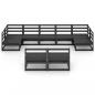 Preview: 9-tlg. Garten-Lounge-Set Massivholz Kiefer
