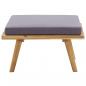 Preview: 6-tlg. Garten-Lounge-Set Massivholz Akazie