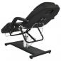 Preview: Massagetisch Schwarz 180x62x(87-112) cm