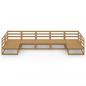 Preview: 7-tlg. Garten-Lounge-Set Massivholz Kiefer