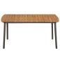 Preview: 7-tlg. Garten-Essgruppe Poly Rattan Anthrazit