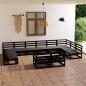 Preview: ARDEBO.de - 12-tlg. Garten-Lounge-Set Massivholz Kiefer