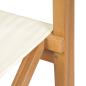 Preview: Regiestühle 2 Stk. Klappbar Massivholz Teak