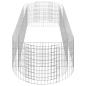 Preview: Gabionen-Hochbeet Verzinktes Eisen 300x100x50 cm