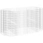 Preview: Gabionen-Hochbeet Verzinktes Eisen 200x100x100 cm