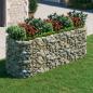 Preview: Gabionen-Hochbeet Verzinktes Eisen 300x100x100 cm