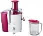 Preview: ARDEBO.de Bosch MES25C0 Entsafter VitaJuice 2, 700 W, Edelstahl-Microsieb, 2 Schaltstufen, weiß/ wild berry