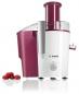 Preview: Bosch MES25C0 Entsafter VitaJuice 2, 700 W, Edelstahl-Microsieb, 2 Schaltstufen, weiß/ wild berry
