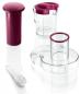 Preview: Bosch MES25C0 Entsafter VitaJuice 2, 700 W, Edelstahl-Microsieb, 2 Schaltstufen, weiß/ wild berry