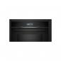 Preview: Siemens CM776GKB1 iQ700 Einbaukompaktbackofen mit Mikrowellenfunktion, 900 W, 59,4 cm breit, 45 L, 4D Heißluft, Grill, Kindersicherung, Home Connect, coolStart, schwarz