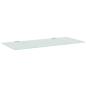 Preview: Urinal-Trennwand Wandmontage 90 x 40 cm Hartglas