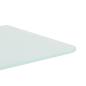 Preview: Urinal-Trennwand Wandmontage 90 x 40 cm Hartglas