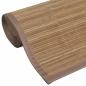 Preview: Teppich Bambus Braun Rechteckig 80x200 cm