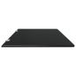 Preview: Urinal-Trennwand Wandmontage Schwarz 90x40 cm Hartglas
