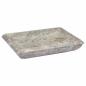 Preview: Waschbecken Grau 50x35x10 cm Marmor
