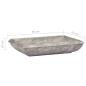 Preview: Waschbecken Grau 50x35x10 cm Marmor