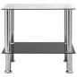 Preview: Beistelltisch Transparent 45x50x45 cm Hartglas   