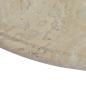 Preview: Tischplatte Creme Ø60x2,5 cm Marmor