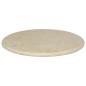 Preview: Tischplatte Creme Ø60x2,5 cm Marmor