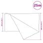 Preview: Zaunblende Schwarz 1x25 m HDPE 75 g/m² 