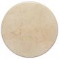 Preview: ARDEBO.de - Tischplatte Creme Ø50x2,5 cm Marmor
