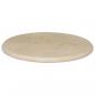 Preview: Tischplatte Creme Ø50x2,5 cm Marmor