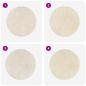 Preview: Tischplatte Creme Ø50x2,5 cm Marmor
