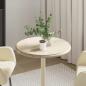 Preview: Tischplatte Creme Ø50x2,5 cm Marmor