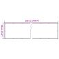Preview: Balkon-Sichtschutz Beige 90x500 cm Oxford-Gewebe