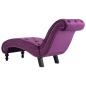 Preview: Chaiselongue Lila Samt