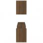 Preview: Wandregale 2 Stk. Braun Eichen-Optik 100x15x20 cm Holzwerkstoff