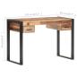 Preview: Schreibtisch 110x50x76 cm Massivholz mit Palisander-Finish  