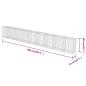 Preview: Gabionenwand mit Abdeckung Verzinkter Stahl 900×50×100 cm