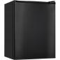 Preview: Exquisit KB60-V-090E Mini Standkühlschrank, 45 cm breit, 52L, LED Beleuchtung, Temperaturregelung, schwarz