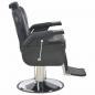 Preview: Friseurstuhl Schwarz 72×68×98 cm Kunstleder
