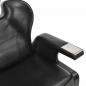 Preview: Friseurstuhl Schwarz 72×68×98 cm Kunstleder