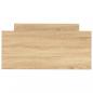 Preview: Bettgestell Sonoma-Eiche 90x200 cm Holzwerkstoff