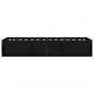 Preview: Bettgestell Schwarz 75x190 cm