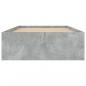 Preview: Bettgestell Betongrau 90x200 cm