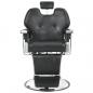 Preview: Friseurstuhl Schwarz 72×68×98 cm Kunstleder