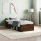 Preview: ARDEBO.de - Bettgestell Braun Eichen-Optik 75 x 190 cm