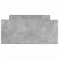Preview: Bettgestell Betongrau 90x190 cm Holzwerkstoff
