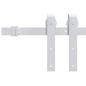 Preview: Schiebetürbeschlag 183 cm Stahl Weiß
