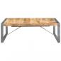 Preview: Couchtisch 120x120x40 cm Raues Mangoholz