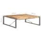 Preview: Couchtisch 120x120x40 cm Raues Mangoholz