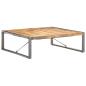 Preview: Couchtisch 120x120x40 cm Raues Mangoholz